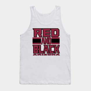 Arizona LYFE Red and Black True Football Colors! Tank Top